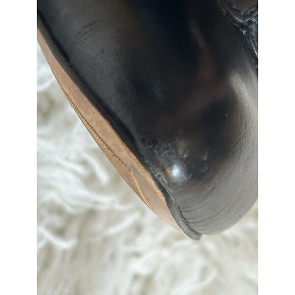 Nine West Darenne Women’s Size 9 Heeled Bootie Black Leather FLAW - Picture 9 of 16